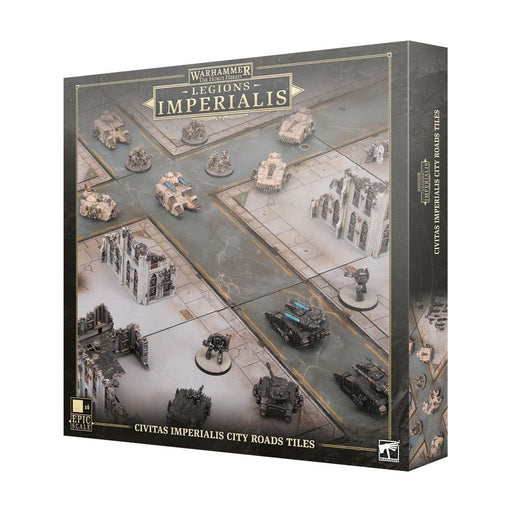 Warhammer Legions Imperialis: Civitas Imperialis City Road Tiles - Premium Miniatures - Just $115! Shop now at Retro Gaming of Denver