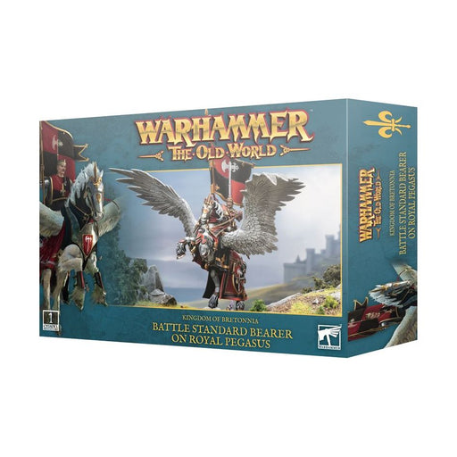 Warhammer: The Old World - Kingdom of Bretonnia - Battle Standard on Royal Pegasus - Premium Miniatures - Just $65! Shop now at Retro Gaming of Denver