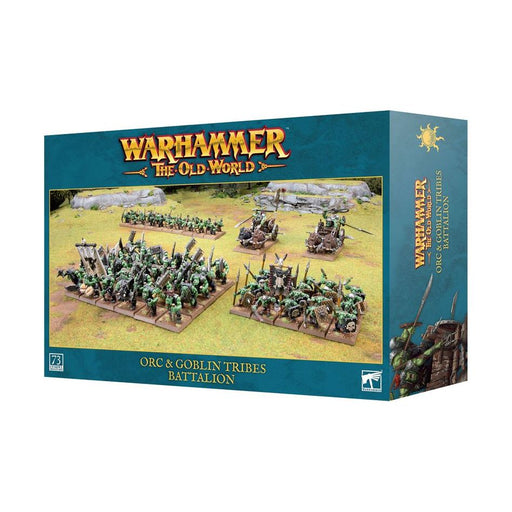 Warhammer: The Old World - Orc & Goblin Tribes Battalion - Premium Miniatures - Just $170! Shop now at Retro Gaming of Denver