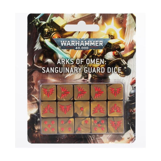 Warhammer 40K: Arks of Omen - Sanguinary Guard Dice Set - Premium Miniatures - Just $35! Shop now at Retro Gaming of Denver