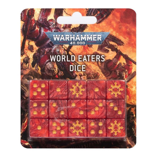 Warhammer 40K: World Eaters - Dice Set - Premium Miniatures - Just $35! Shop now at Retro Gaming of Denver