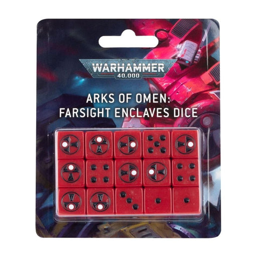 Warhammer 40K: Arks of Omen - Farsight Enclaves Dice Set - Premium Miniatures - Just $35! Shop now at Retro Gaming of Denver