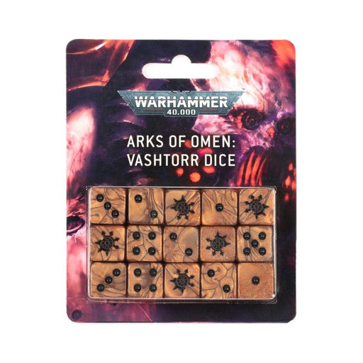 Warhammer 40K: Arks of Omen - Vashtorr Dice Set - Premium Miniatures - Just $35! Shop now at Retro Gaming of Denver