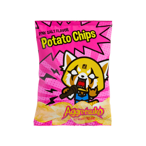 Aggretsuko Pink Salt Flavor Potato Chips (Taiwan) - Premium chips - Just $4.49! Shop now at Retro Gaming of Denver