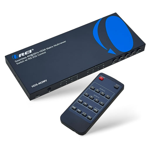 Ultra HD 4K Quad Multi Viewer 4x2 HDMI Matrix Multiviewer Switch Output (HDS-402MV) - Premium HDMI Switches - Just $99.99! Shop now at Retro Gaming of Denver