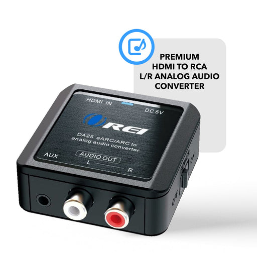 HDMI To Analog Audio Converter Over RCA (DA25) - Premium  - Just $34.99! Shop now at Retro Gaming of Denver
