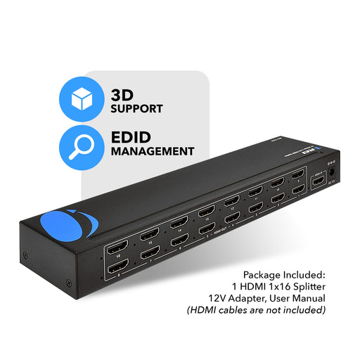 1x16 HDMI Splitter : 1-In 16-Out, 1080p, EDID (HD-1016) - Premium Splitter - Just $79.99! Shop now at Retro Gaming of Denver