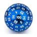 Titan's Fist Metal D100 Dice - Blue - Premium D100 - Just $45.99! Shop now at Retro Gaming of Denver