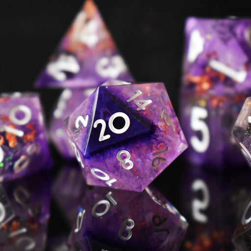 Crown of Madness Sharp-Edged Resin Dice Set - Premium Resin - Just $39.99! Shop now at Retro Gaming of Denver
