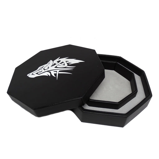 Wolf Dice Tray With Dice Staging Area and Lid - Premium Accessories - Just $37.95! Shop now at Retro Gaming of Denver