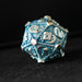 Aqua and Silver - Weird West Wasteland Metal Dice Set - Premium Metal - Just $39.99! Shop now at Retro Gaming of Denver
