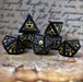 Fangs of Winter Blue Sandstone Stone Dice Set - Premium Stone/Glass - Just $89.99! Shop now at Retro Gaming of Denver
