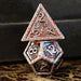 Ballad of the Bard Bloodstained Silver Metal Dice Set - Premium Metal - Just $39.99! Shop now at Retro Gaming of Denver