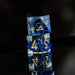 Corpse Blue and Gold Sharp-Edged Resin Dice Set - Premium Resin - Just $39.99! Shop now at Retro Gaming of Denver