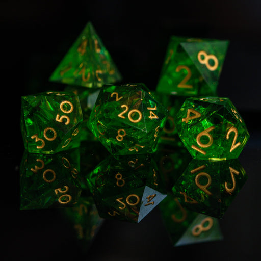 Blood of the Lich Sharp-Edged Resin Dice Set - Premium Resin - Just $39.99! Shop now at Retro Gaming of Denver