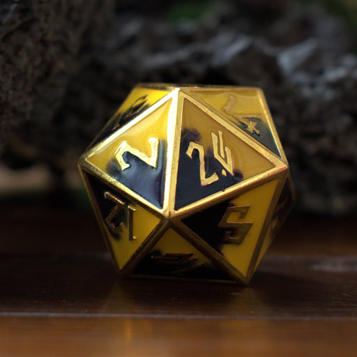 Pansy Meadows Metal 35mm D20 - Premium Large D20s - Just $24.99! Shop now at Retro Gaming of Denver