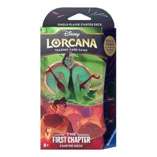 Disney Lorcana: The First Chapter Starter - Cruella De Vil and Aladdin (Emerald/Ruby deck) - Premium CCG - Just $19.99! Shop now at Retro Gaming of Denver