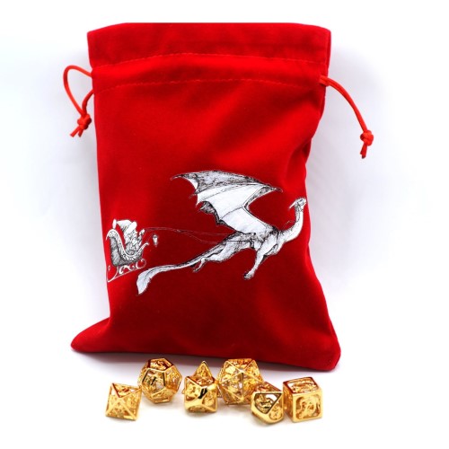 Christmas Themed Dice Bag - Choose a Design - Premium  - Just $15! Shop now at Retro Gaming of Denver