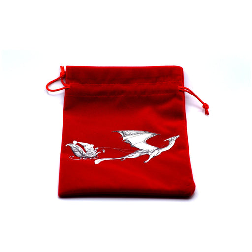 Christmas Themed Dice Bag - Dragon Sleigh - Premium  - Just $14.99! Shop now at Retro Gaming of Denver