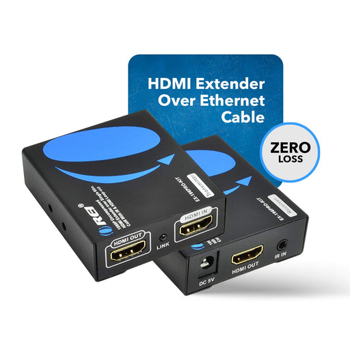 OREI HDMI Extender Over Single CAT6/CAT7 Cable 1080p With IR-Upto 196 FT-Supports & 3D, HD Audio (EX-196PRO-KIT) - Premium Splitter - Just $54.99! Shop now at Retro Gaming of Denver