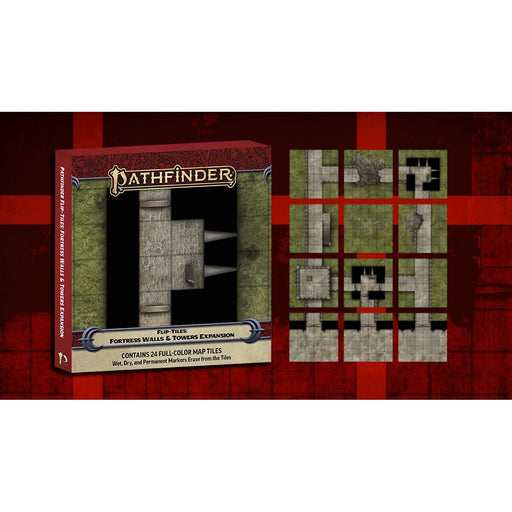 Pathfinder: Flip-Tiles - Fortress Walls & Towers Expansion - Premium RPG - Just $19.99! Shop now at Retro Gaming of Denver