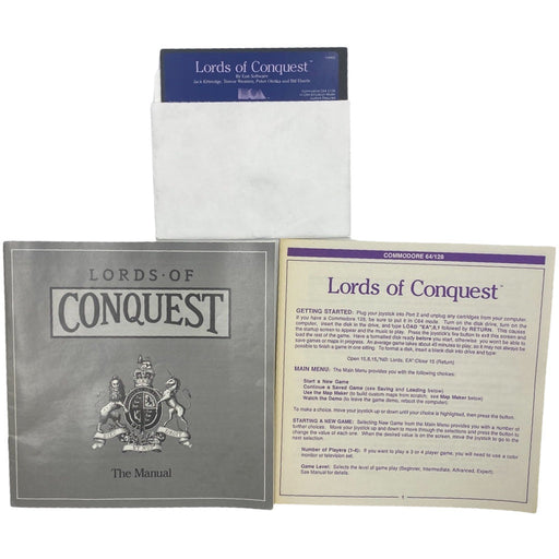 Lords of Conquest- Commodore 64 - Premium Video Games - Just $19.99! Shop now at Retro Gaming of Denver