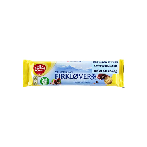 Freia Firklover Milk Chocolate with Chopped Hazelnuts Bar (2.12oz)(Norway) - Premium  - Just $4.99! Shop now at Retro Gaming of Denver