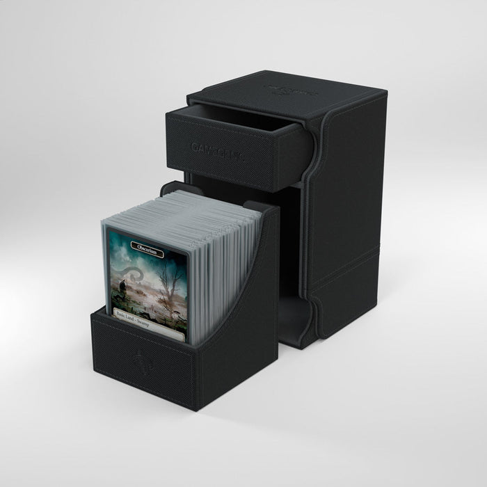 GameGenic Watchtower 100+ Card Convertible Deck Box: Black - Premium Accessories - Just $32.99! Shop now at Retro Gaming of Denver
