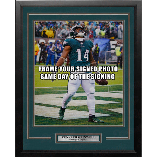 Kenny Gainwell Philadelphia Eagles Football Photo Vertical Picture Frame - Premium Custom Framing - Just $39.99! Shop now at Retro Gaming of Denver