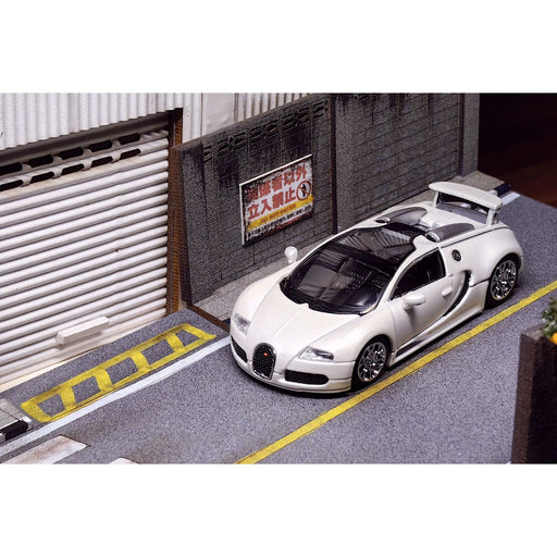 Mortal Bugatti Veyron in White With Adjustable Wing 1:64 - Premium Bugatti - Just $34.99! Shop now at Retro Gaming of Denver