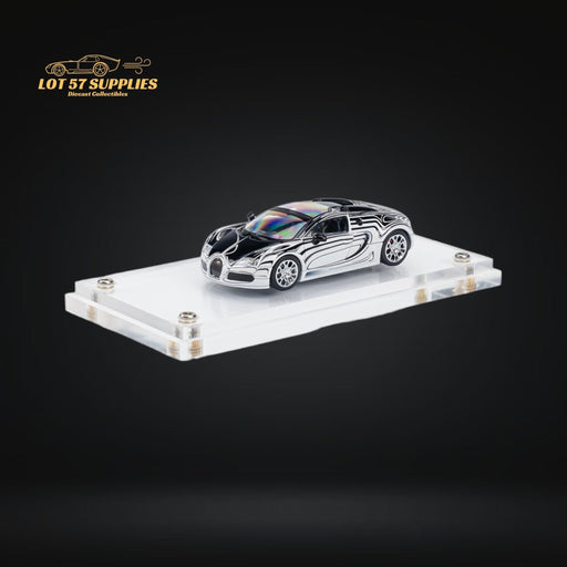 Mortal Bugatti Veyron Ceramic Dragon White/Black With Adjustable Wing Limited to 999 Pcs 1:64 - Premium Bugatti - Just $39.99! Shop now at Retro Gaming of Denver