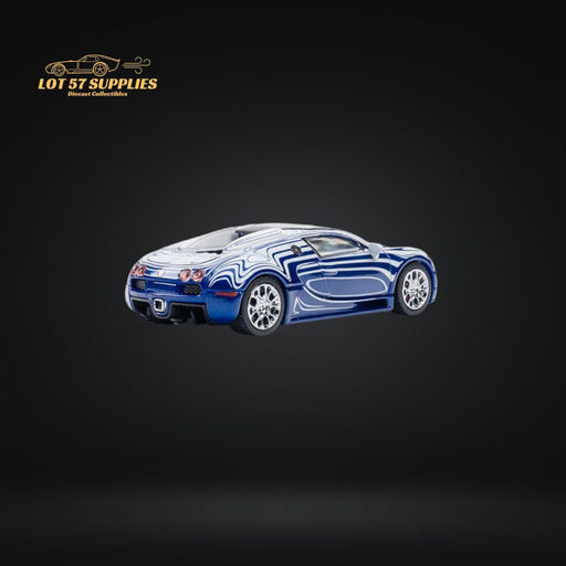 Mortal Bugatti Veyron Ceramic Dragon Blue/White With Adjustable Wing Limited to 999 Pcs 1:64 - Premium Bugatti - Just $39.99! Shop now at Retro Gaming of Denver
