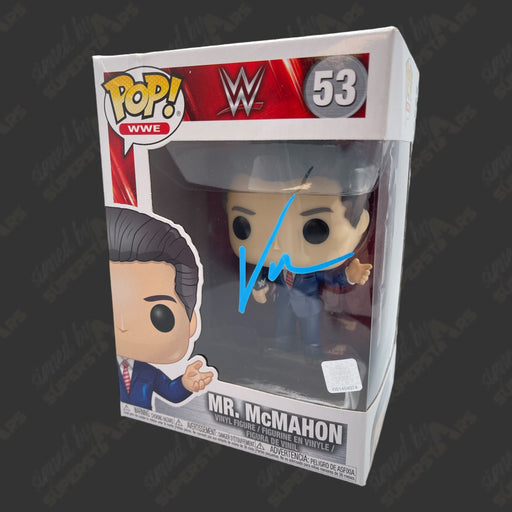 Vince McMahon signed WWE Funko POP Figure #53 (w/ JSA) - Premium  - Just $1500! Shop now at Retro Gaming of Denver