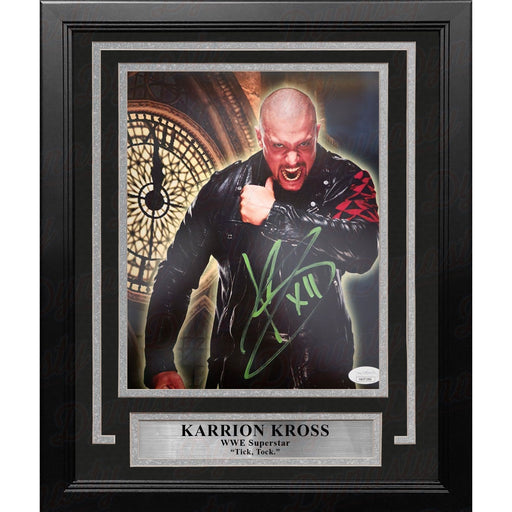 Karrion Kross Clock Tower Autographed 8" x 10" Framed WWE Wrestling Photo - Premium Autographed Framed Wrestling Photos - Just $54! Shop now at Retro Gaming of Denver