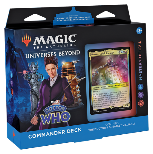 Magic: the Gathering - Universes Beyond - Doctor Who Commander Deck - Masters of Evil - Premium CCG - Just $65! Shop now at Retro Gaming of Denver