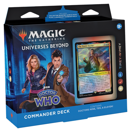 Magic: the Gathering - Universes Beyond - Doctor Who Commander Deck - Timey-Wimey - Premium CCG - Just $65! Shop now at Retro Gaming of Denver