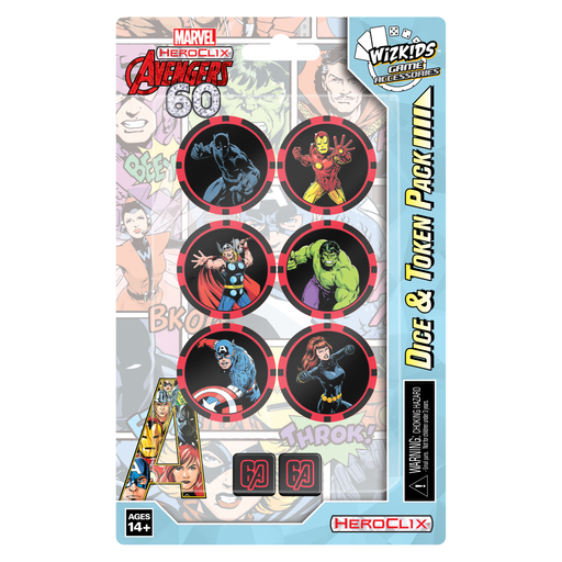 HeroClix: Avengers 60th Anniversary Dice and Token Pack - Premium Miniatures - Just $14.99! Shop now at Retro Gaming of Denver