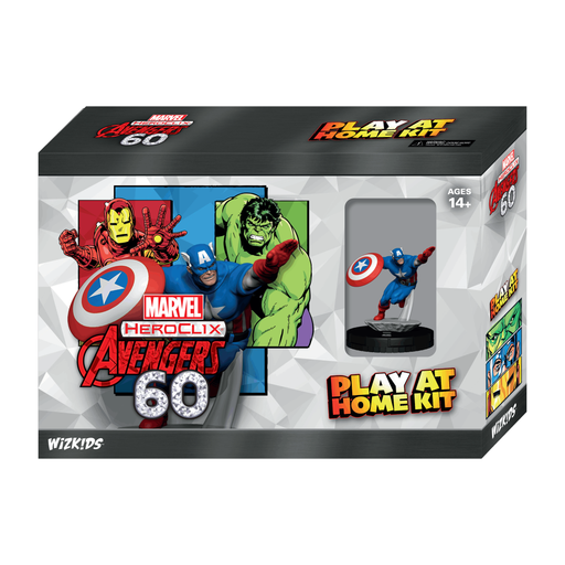 HeroClix: Avengers 60th Anniversary Play at Home Kit - Captain America - Premium Miniatures - Just $19.99! Shop now at Retro Gaming of Denver