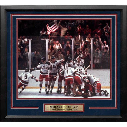 1980 USA Miracle on Ice Olympic Hockey Framed & Matted Photo - Premium Framed Hockey Photos - Just $49.99! Shop now at Retro Gaming of Denver