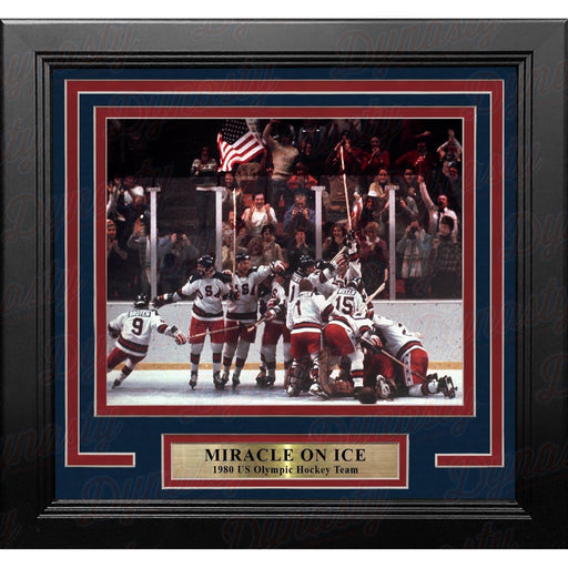 1980 USA Miracle on Ice Olympic Hockey Framed & Matted Photo - Premium Framed Hockey Photos - Just $49.99! Shop now at Retro Gaming of Denver