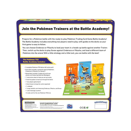 Pokémon Trading Card Game Battle Academy 2022 (Cinderace V, Pikachu V & Eevee V) - Premium Collection Box - Just $19.99! Shop now at Retro Gaming of Denver