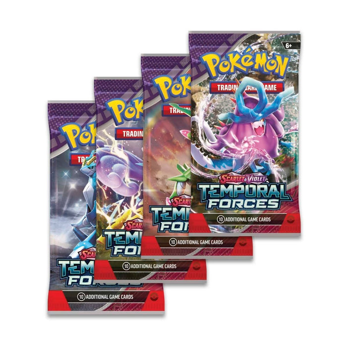 Pokémon TCG: SV - Temporal Forces Sleeved Booster Pack (10 Cards) - Premium booster pack - Just $4.99! Shop now at Retro Gaming of Denver
