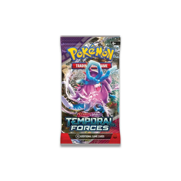 Pokémon TCG: SV - Temporal Forces Sleeved Booster Pack (10 Cards) - Premium booster pack - Just $4.99! Shop now at Retro Gaming of Denver