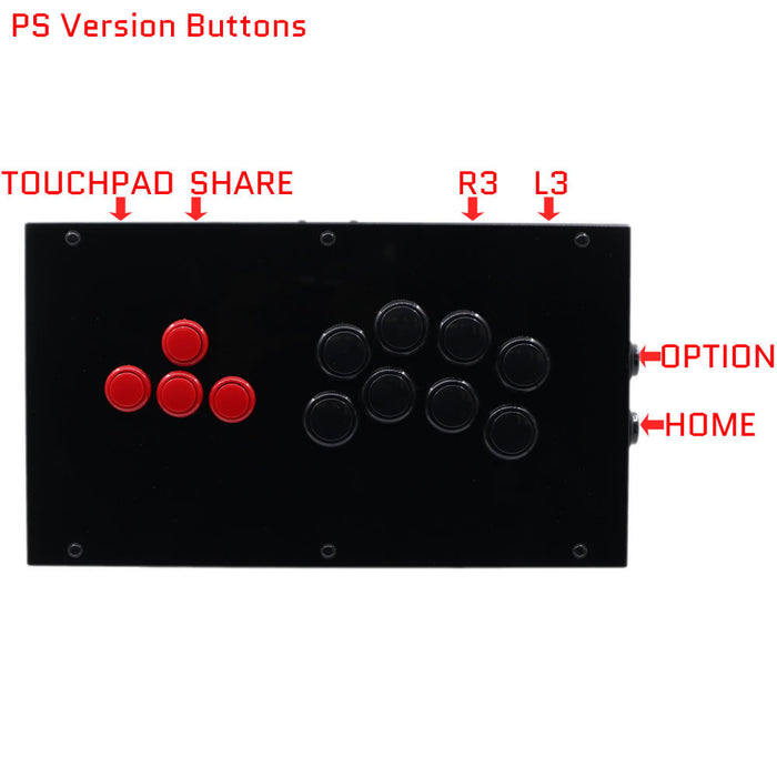 RAC-J800BB All Buttons Arcade Joystick WASD Fightstick Fight Stick For PS4/PS3/PC - Premium  - Just $99.99! Shop now at Retro Gaming of Denver
