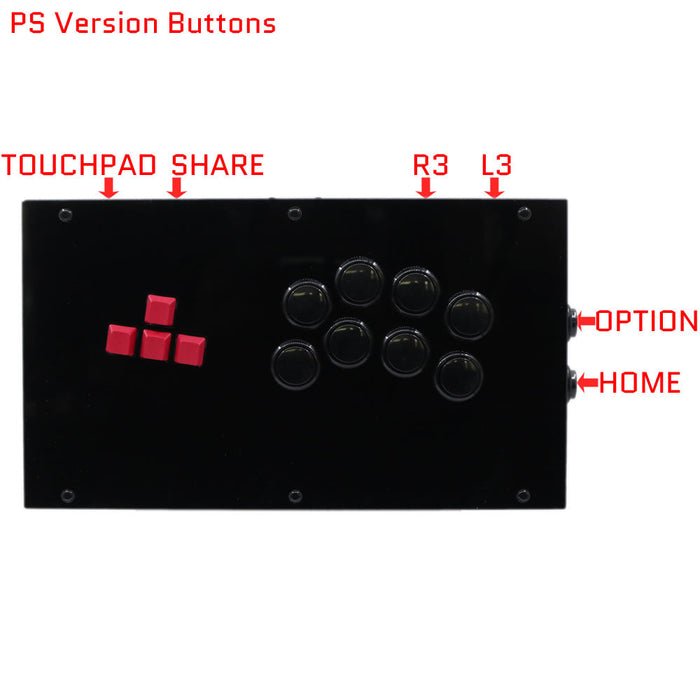 RAC-J800K Keyboard Buttons Arcade Joystick WASD Fightstick Fight Stick For PS4/PS3/PC - Premium  - Just $99.99! Shop now at Retro Gaming of Denver