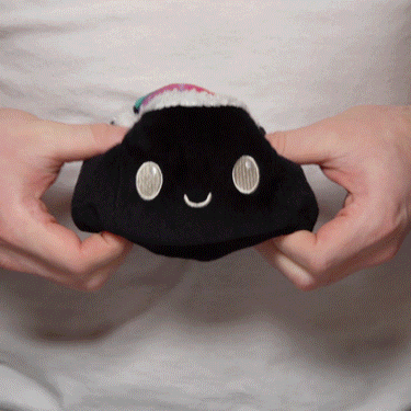 TeeTurtle Reversible Sushi: Black (Mini) - Premium Toys and Collectible - Just $16.99! Shop now at Retro Gaming of Denver