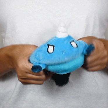 TeeTurtle Reversible Unicorn: Light Blue/Blue (Mini) - Premium Toys and Collectible - Just $16.99! Shop now at Retro Gaming of Denver