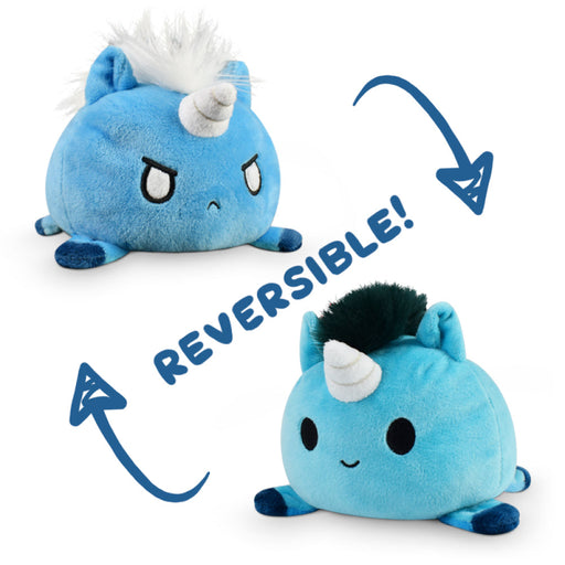 TeeTurtle Reversible Unicorn: Light Blue/Blue (Mini) - Premium Toys and Collectible - Just $16.99! Shop now at Retro Gaming of Denver