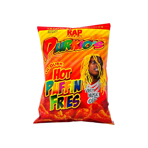 Rap Snacks Durkio's Hot Puffin Fries (US) - Premium Chips - Just $3.49! Shop now at Retro Gaming of Denver