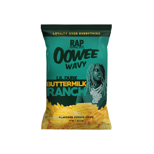 Rap Snacks Oowee Wavy Lil Durk Butter Milk Ranch (US) - Premium Chips - Just $3.49! Shop now at Retro Gaming of Denver